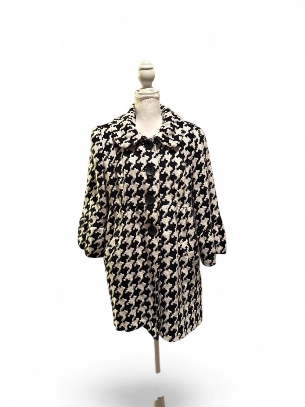 Women’s Chic Houndstooth Coat